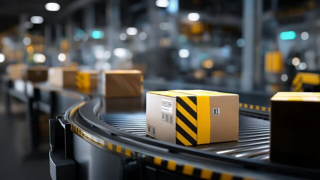 Efficient Warehouse Assembly Line for Goods Repackaging