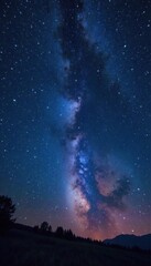 Majestic Night Sky Glittering Stars Form Recognizable Constellation in Dark Celestial Tapestry. Perfect for Astronomy, Space, Astrology, and Science Projects.