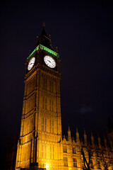 big ben at night