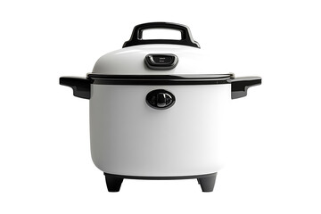 Rice cooker isolated on a transparent background
