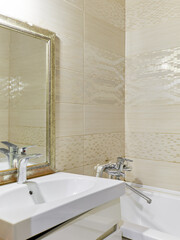 interior design. interior photography of an apartment for rent. One-room apartment with a simple...