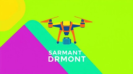 Automation Robotics geometric logo art