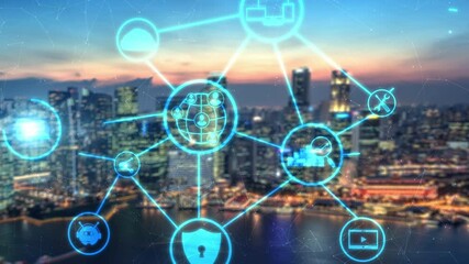 Omni channel technology of online retail business approach. Multichannel marketing on social media network offer service of internet payment channel, online retail shopping and omni digital app - Powered by Adobe