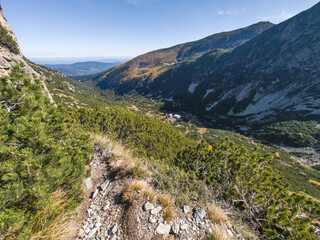 Landscape of Rila Mountain near Malyovitsa peak, Bulgaria