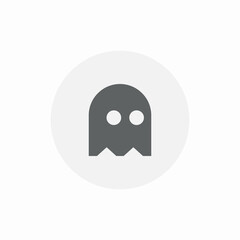 game ghost icon sign vector