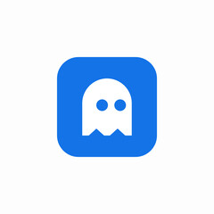 gaming ghost icon sign vector