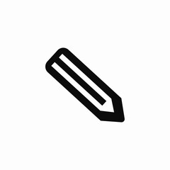 Obraz premium pencil program tool icon sign vector
