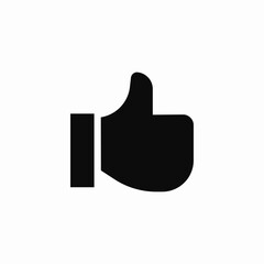 thumbs up icon sign vector