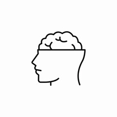 mind usage icon sign vector