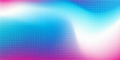 Fototapeta premium Blue and white background with curved white lines and blue and white