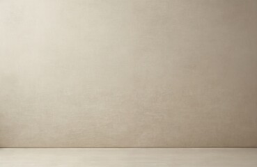 Aged beige concrete wall texture. Natural material with subtle pattern and rough surface. Neutral color background, offers plenty copy space for design, decoration, or text overlays.