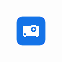 media wall projector icon sign vector