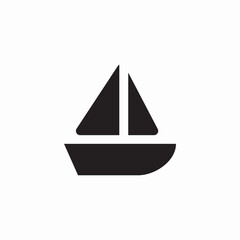 ship sail icon sign vector
