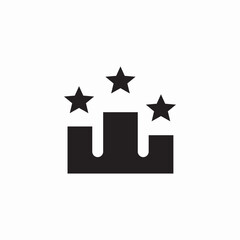 first winners icon sign vector