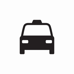 taxi service icon sign vector
