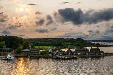 Fototapeta premium Brownsea Castle, Brownsea Island, Poole, Dorset, England