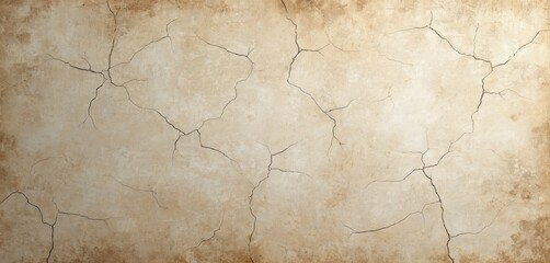 Old canvas texture features prominent cracks, resembling aged parchment or worn plaster. Background displays subtle color variations and rough, uneven surface perfect for vintage or artistic themes.