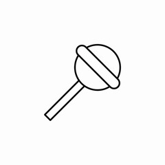 circle lollipop icon sign vector