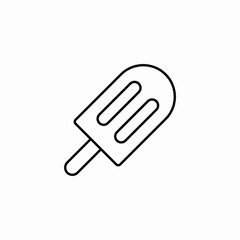 ice cream stick icon sign vector