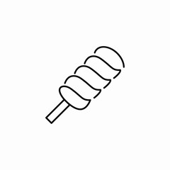 popsicle treat icon sign vector