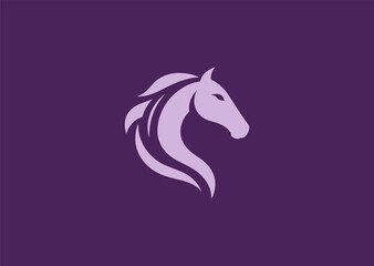 Horse logo for strength, grace, or equestrian-themed branding.
