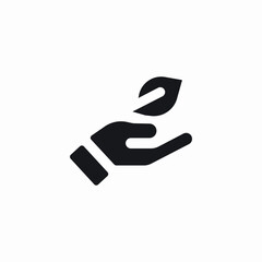 eco insurance icon sign vector