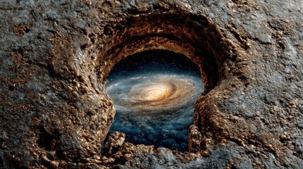 Cosmic Gateway: A Celestial Revelation Through Stone