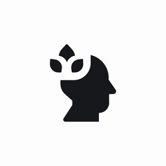 mindful growth icon sign vector