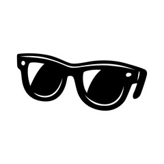 sunglasses simple cartoon isolated drawing line style sketch classic vintage design illustration