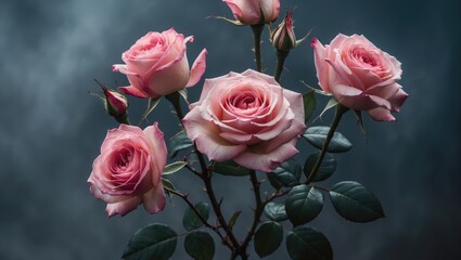 Beauty Of Rose with empty copy space for text