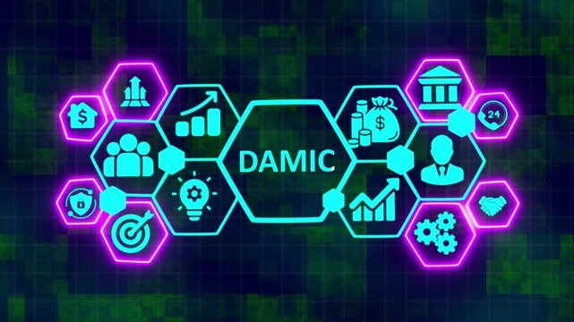 DMAIC, Six Sigma. Define, Measure, Analyse, Improve, Control. Standard quality control and lean manufacturing concept. Lean Six Sigma Process &ndash; Continuous Improvement in Business and Manufacturing