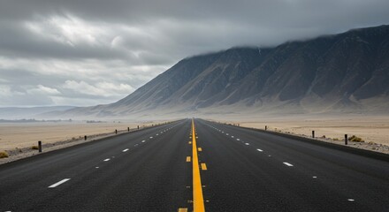 Fototapeta premium the road is empty