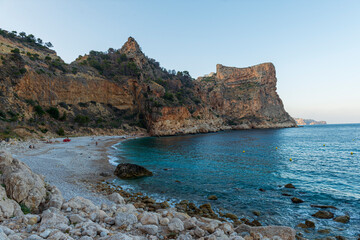 playa paradisíaca cala del moraig turismo españa verano 2025  Cala del Moraig, a paradise beach,...