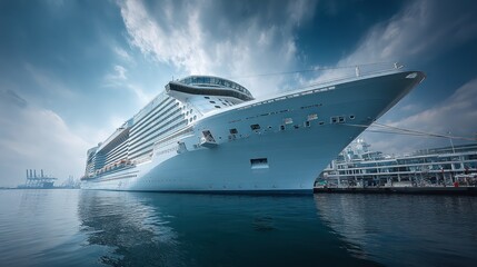Majestic Cruise Ship Docked at Port