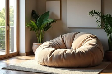 Luxurious Oversized Cushion Ultimate Comfort for Relaxation and Meditation in Modern Living Spaces