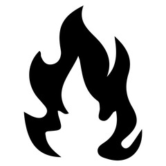 AI-generated vector illustration of decorative fire flame

