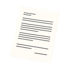 Printed Paper Documents Stack Office