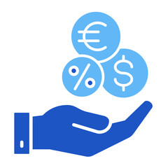 Mutual Fund  Icon Element For Design