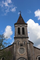 Obraz premium Lot - Cabrerêts - Clocher de l' Eglise Saint-Pierre