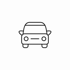 car road icon sign vector