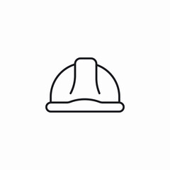 construction hat icon sign vector