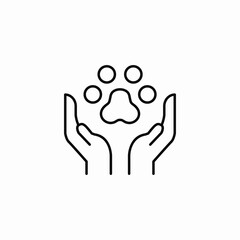 pet care icon sign vector