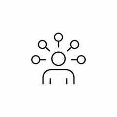 person network icon sign vector