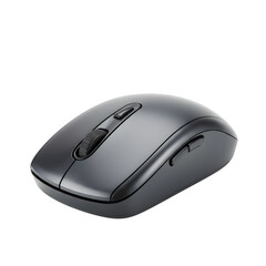 A sleek computer mouse isolated on white or transparent background. PNG format.