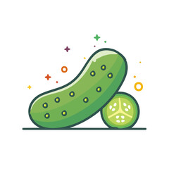 Pickle Isolated on a Transparent Background 