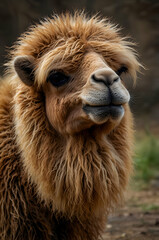 Fototapeta premium Macro View of Bactrian Camel