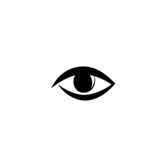 Black And White Minimalist Eye Graphic