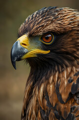Fototapeta premium Golden Eagle Intense Gaze