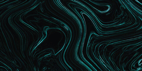 Abstract teal and black fluid swirls textured background decorative design for modern art and graphic applications © Arthur Vinsmoke