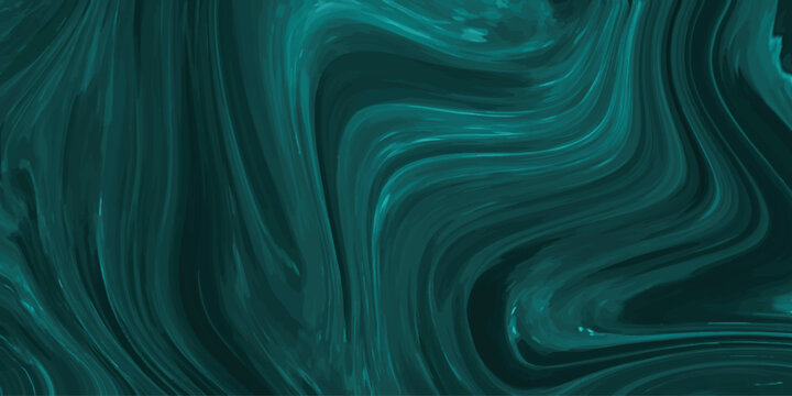 Flowing teal texture artistic design illustrating swirling liquid movement and organic paint strokes with textured brush marks
